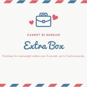 2/4 EXTRA BOX - For overweight orders over 5lbs
